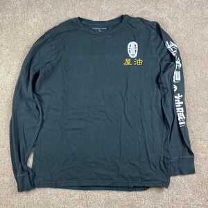 Spirited Away No Face Bathhouse Long Sleeve Shirt Mens Large Black Her Universe